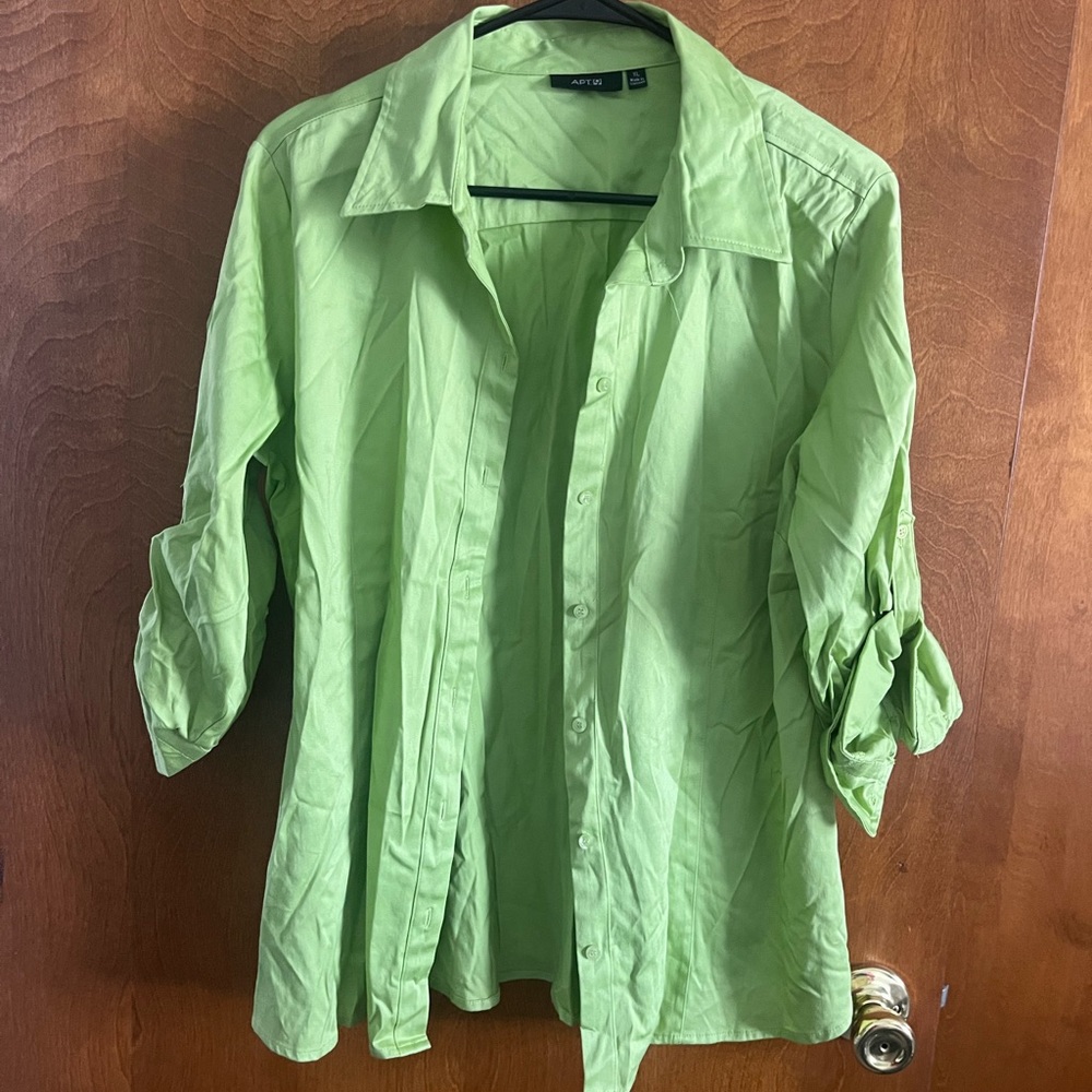 Green Long sleeve blouse